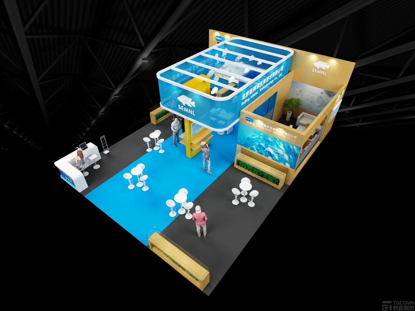 盛美諾展臺設(shè)計(jì)方案