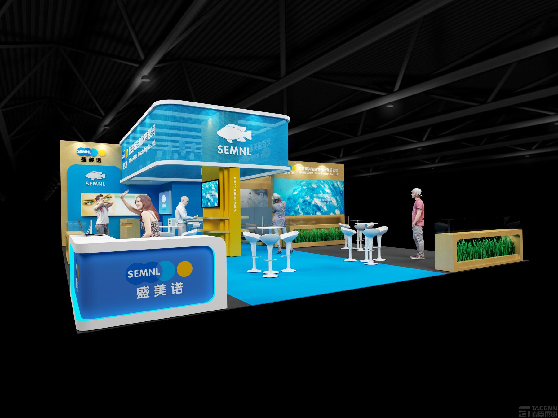 盛美諾展臺設(shè)計(jì)方案
